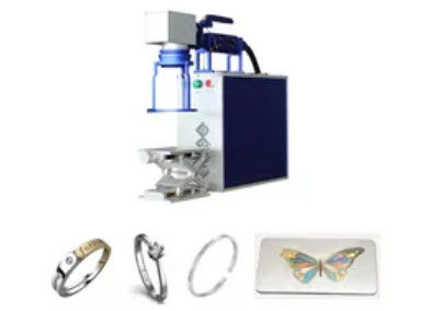 Máy khắc laser sợi quang 3d Mopa màu kim loại 50W