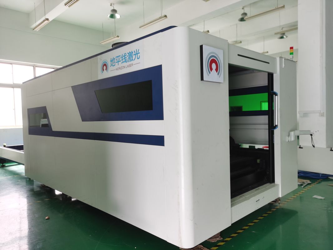 1500W 4000W Máy cắt Laser sợi CNC IPG MAX 3015 Bàn trao đổi có nắp