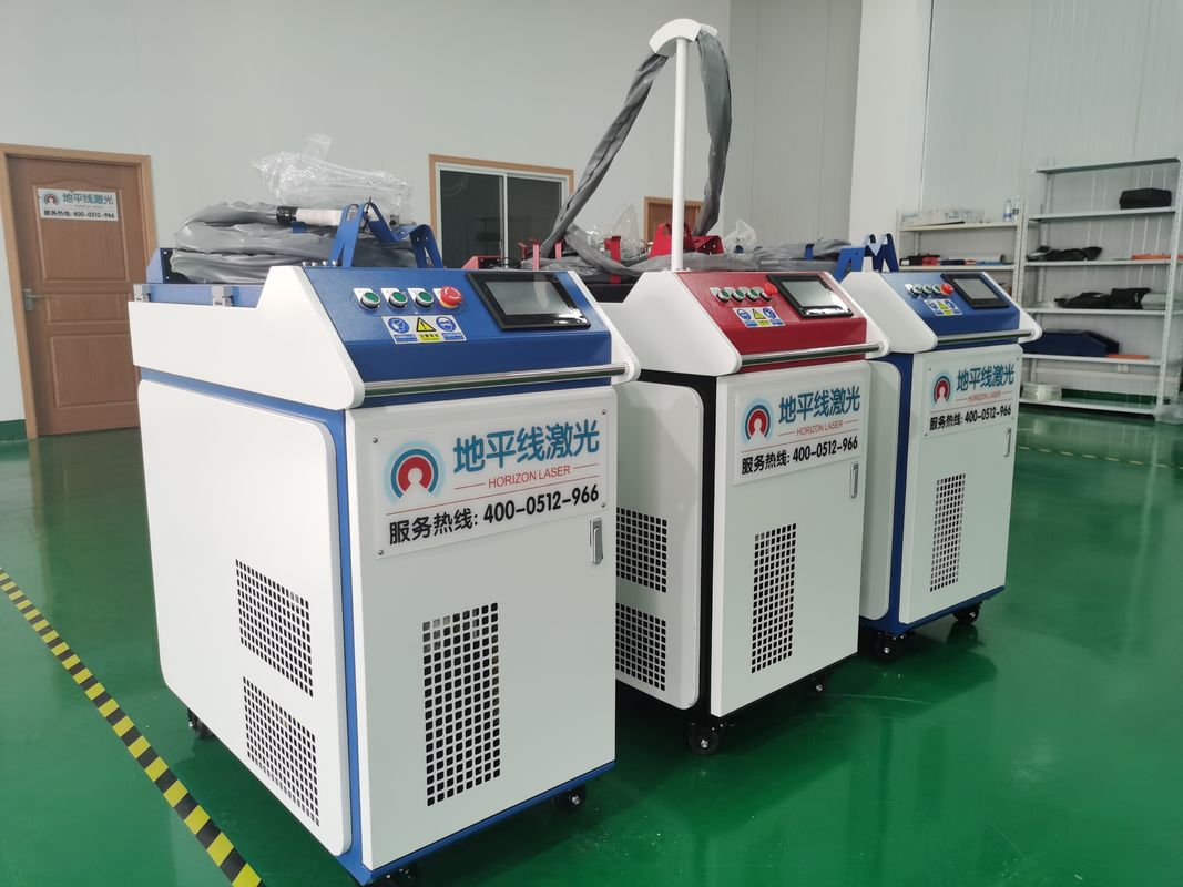 6 chế độ hàn Máy hàn sợi quang 8KW 8m, Máy hàn thép và nhôm