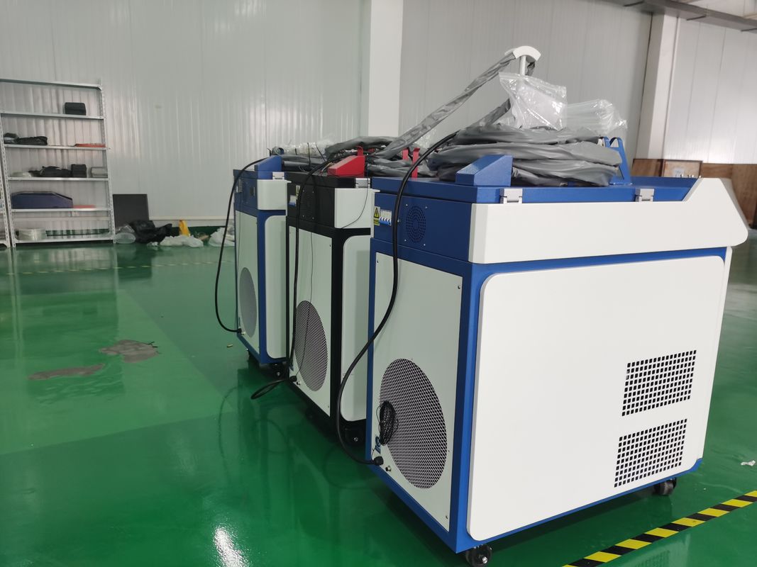 6 chế độ hàn Máy hàn sợi quang 8KW 8m, Máy hàn thép và nhôm