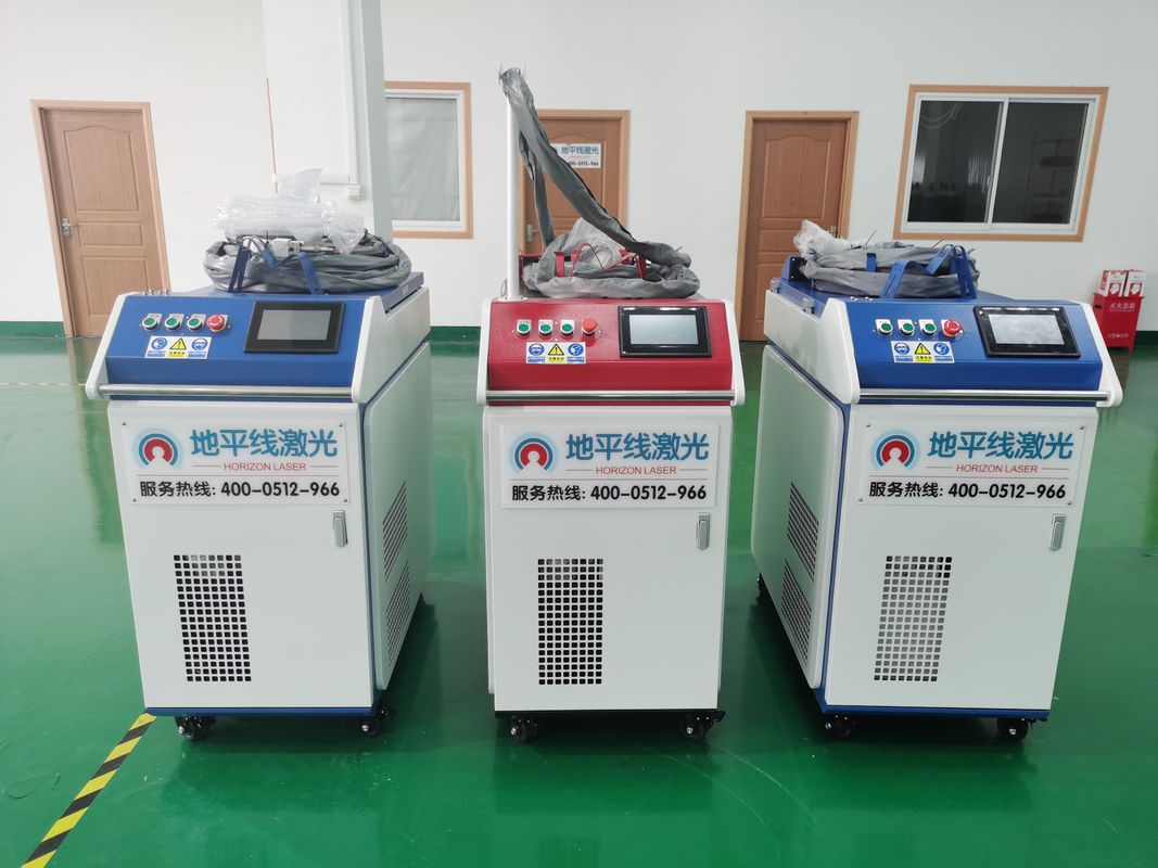 6 chế độ hàn Máy hàn sợi quang 8KW 8m, Máy hàn thép và nhôm