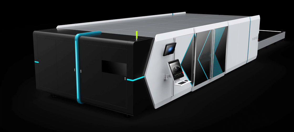 Máy cắt laser công suất cao 12000W Hình cắt bằng nhôm IPG