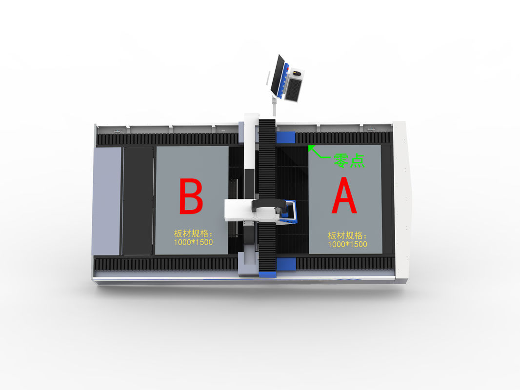 Máy cắt Laser sợi quang 1050mm 1520mm Đồng thau bằng thép không gỉ