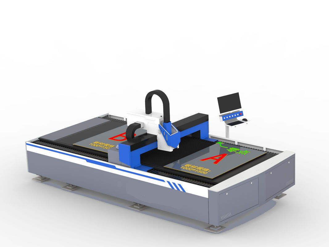 Máy cắt Laser sợi quang 1050mm 1520mm Đồng thau bằng thép không gỉ