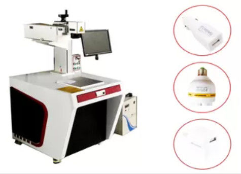 Máy khắc laser UV 10μrad phi kim loại 100kHz