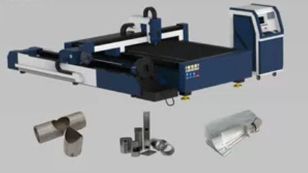 Máy cắt Laser sợi quang CNC 2000mm Tính thực tiễn vòng kín