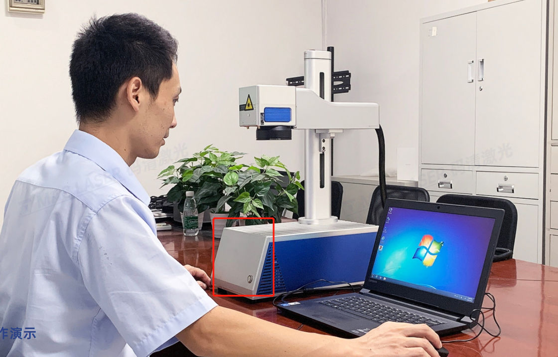 Máy khắc laser sợi quang ABS PVC 30W Thiết bị đánh dấu bằng sợi quang 1064nm