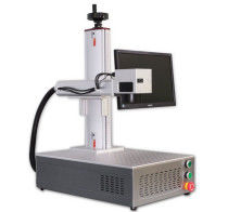 Máy laser sợi quang để bàn 20W Làm mát không khí 100kHz với Pc Raycus MAX